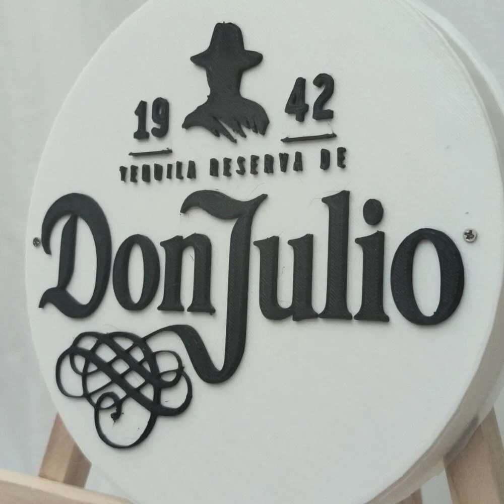 3D Printed Tequila Don Julio RGB LED Bar Sign With Remote Control ...